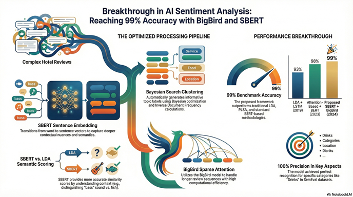 Optimizing Aspect-Based Sentiment Analysis using SBERT and BIGBIRD Transformers